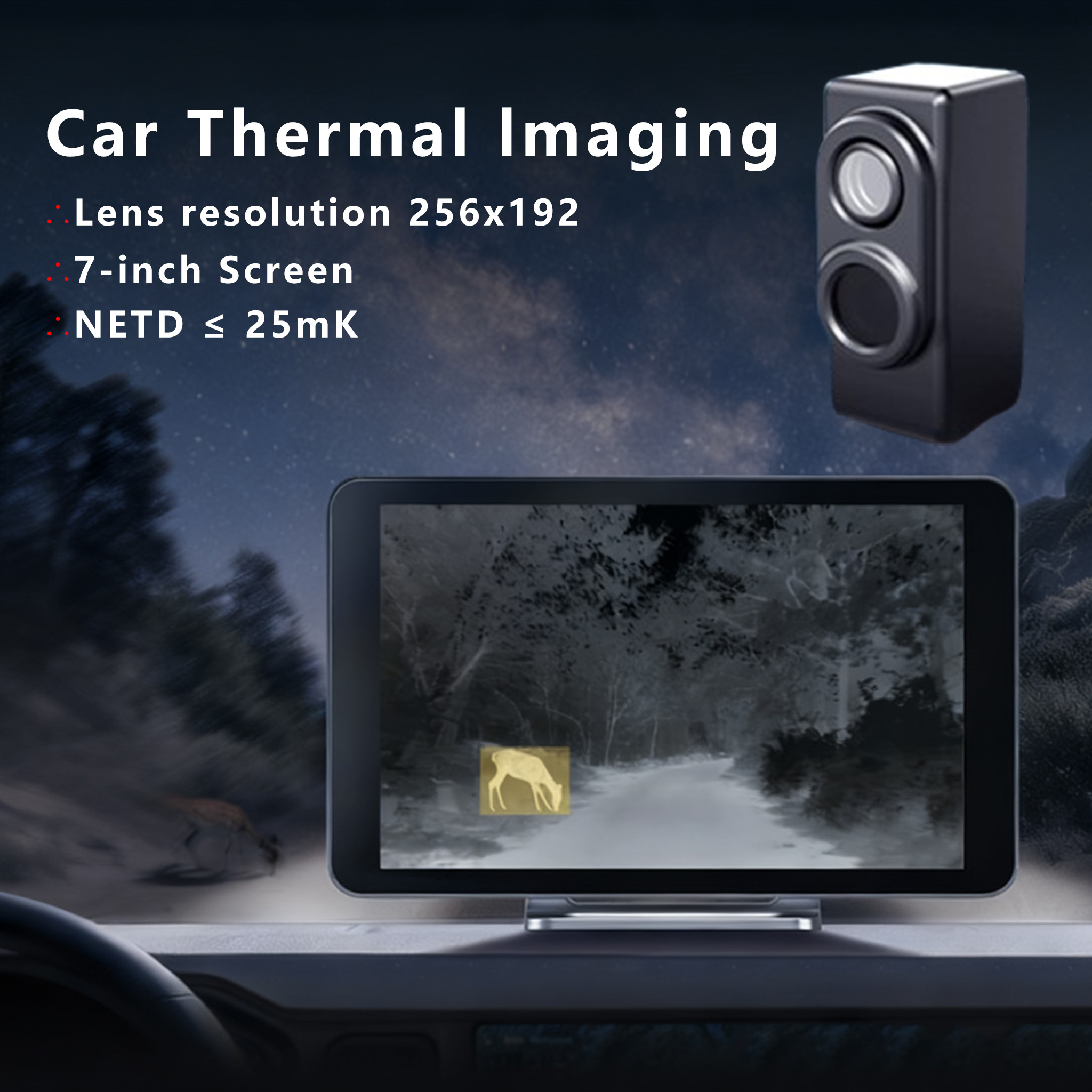 NS7 Nachtzichtcamera voor auto - Hunting Thermal Imaging Scope recensie en prijs